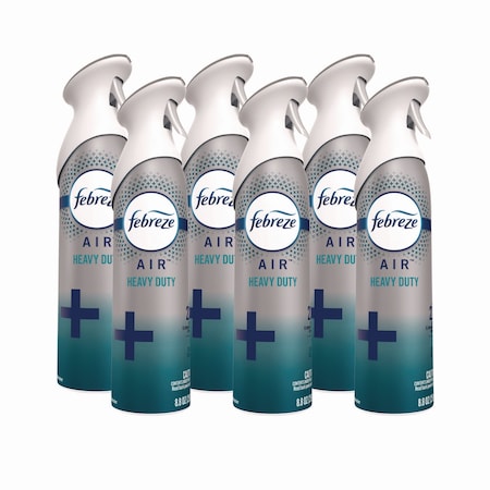 Febreze AIR, Heavy Duty Crisp Clean, 8.8 oz Aerosol Spray, PK6 96257